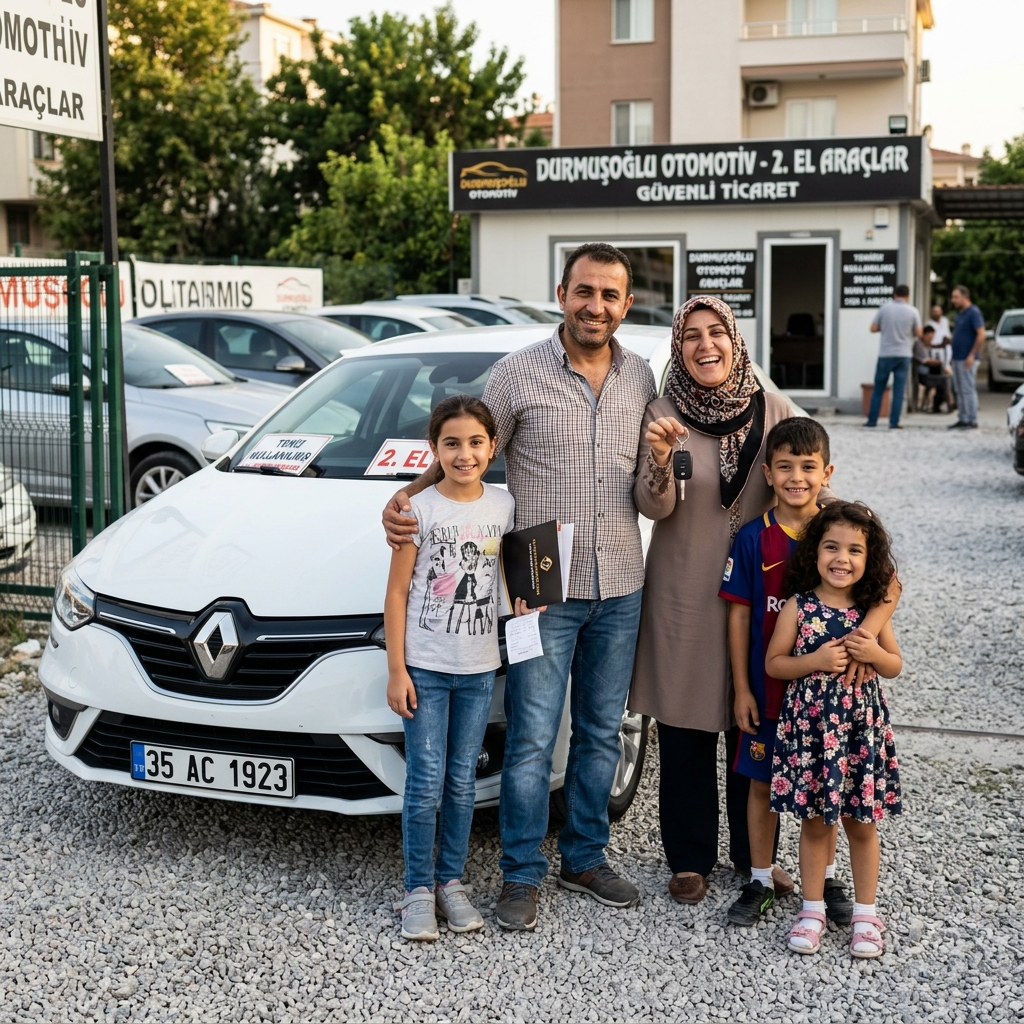 Faizsiz sıfır araba kampanyasında araç ve ödeme planını inceleyen kişi